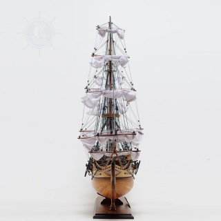 Handcrafted sailing model ship USS Constitution