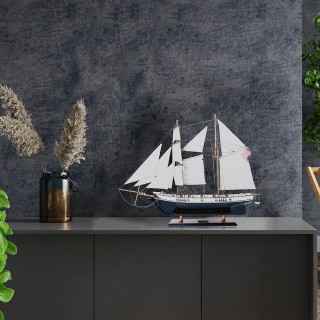Old modern craft Harvey ship model