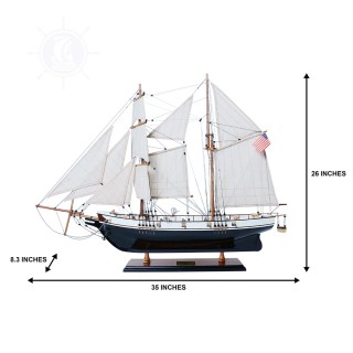 Old modern craft Harvey ship model