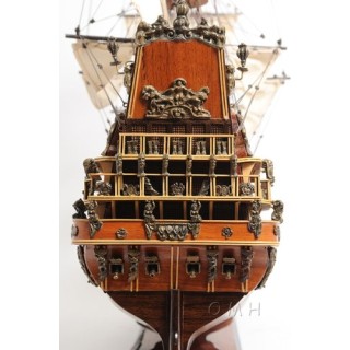Wooden tall ship model